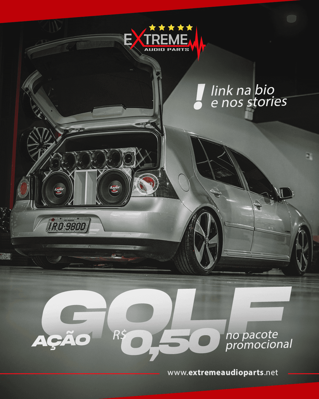 GOLFÃO SPORTLINE + 15K EM ACESSÓRIOS