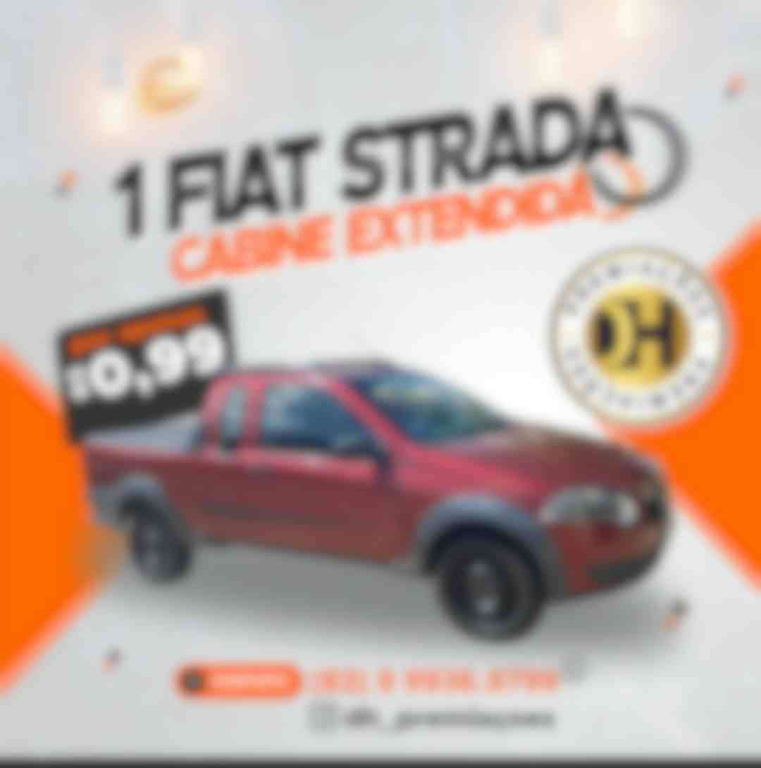 Fiat Strada Cabine extendida por apenas 0,99
