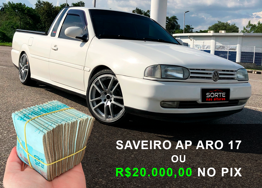 SAVEIRO G2 1.6 AP ARO 17 OU 20MIL NO PIX