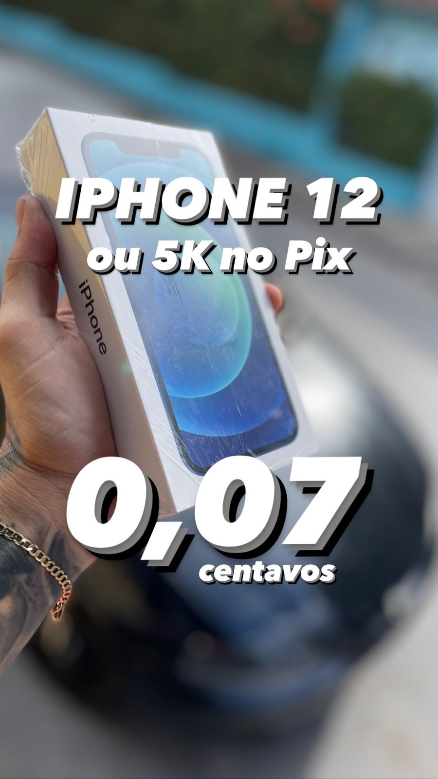 IPHONE 12 ou R$ 5.000 no PIX