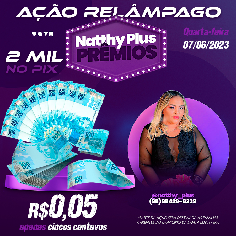 Ação Relâmpago: R$2.000,00 no PIX ✅️🔥🎁🤑🍀