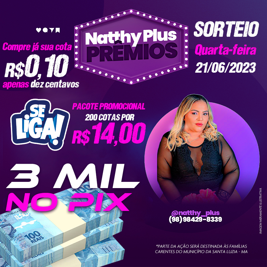 R$3.000,00 no PIX ✅️🔥🎁🤑🍀