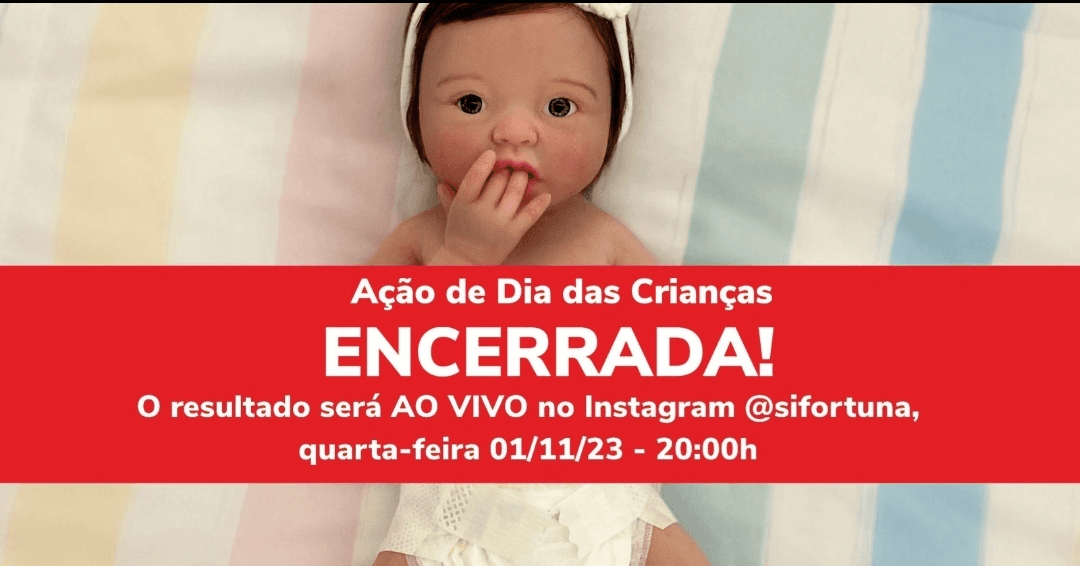 Ação Dia das Crianças Versão Bebê Reborn de Silicone