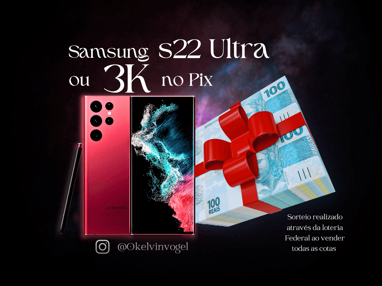 Samsung s22 Ultra ou 3K no Pix