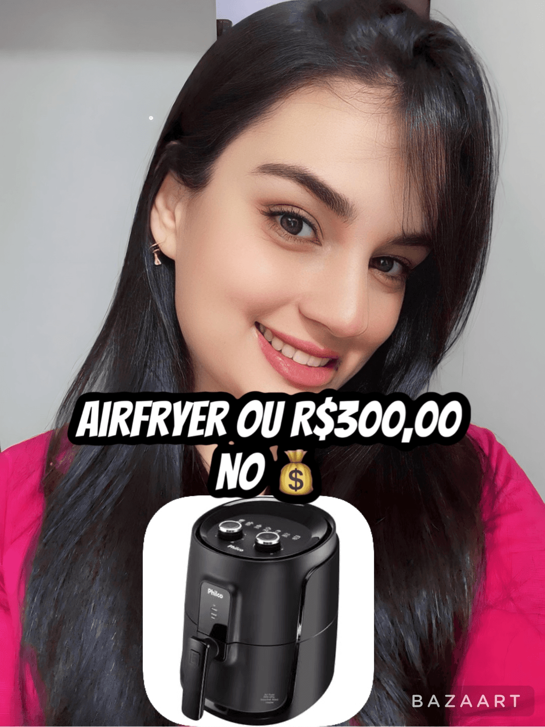 AIRFRYER ou R$300,00 no 💰