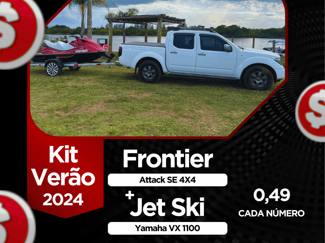 KIT VERÃO JET PRÊMIOS DE 49 POR 19 CENTAVOS