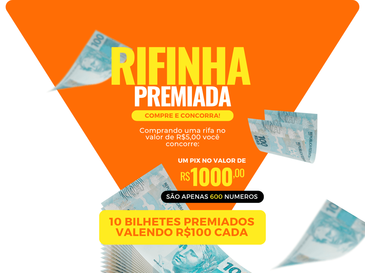 RIFINHA PREMIADA R$1.000 REAIS NO PIX 💸
