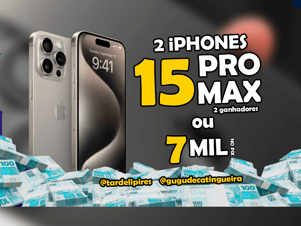 2 IPHONES 15 PRO MAX