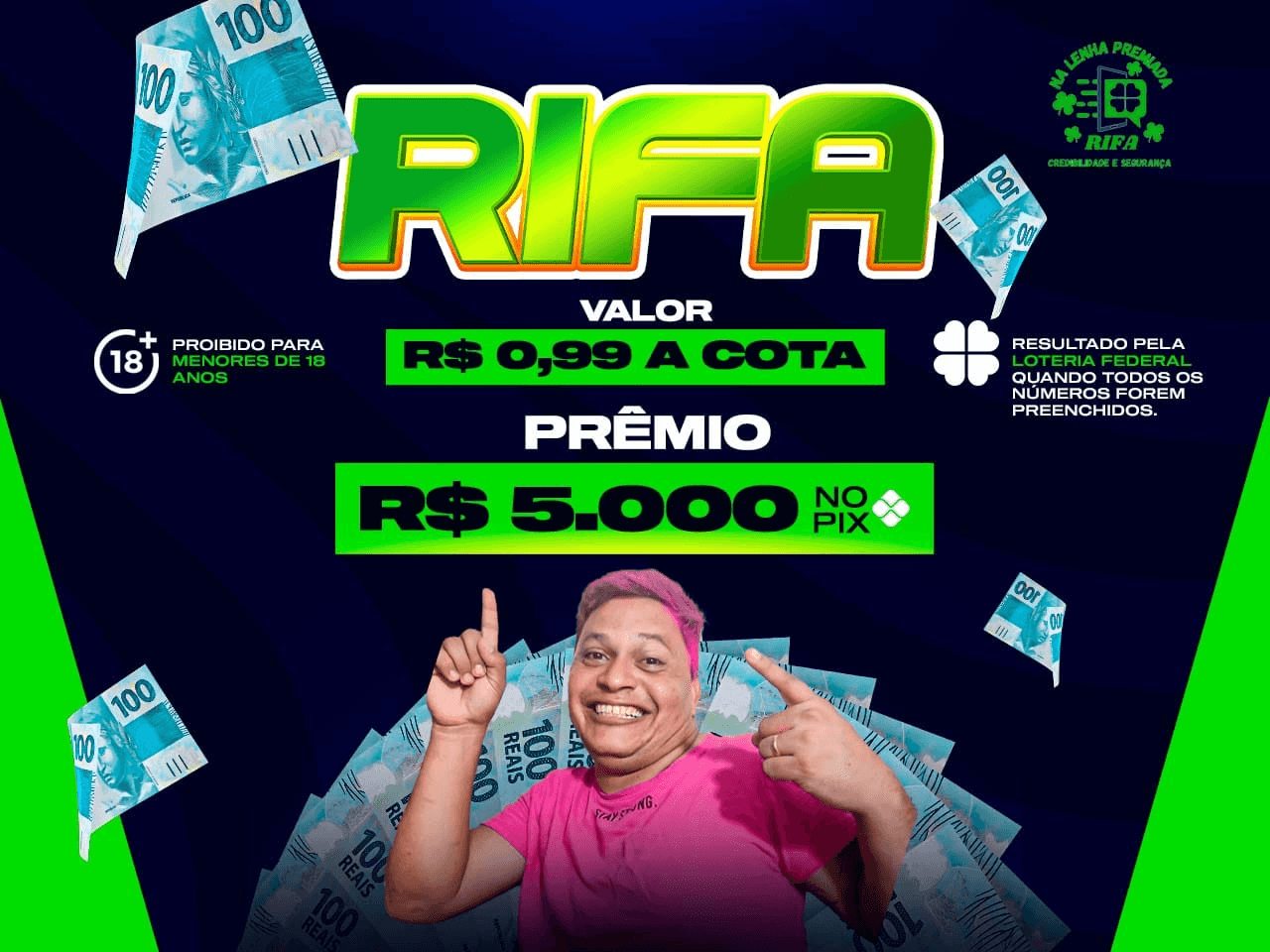 5.000 MIL REAIS NO PIX (CINCO MIL REAIS)