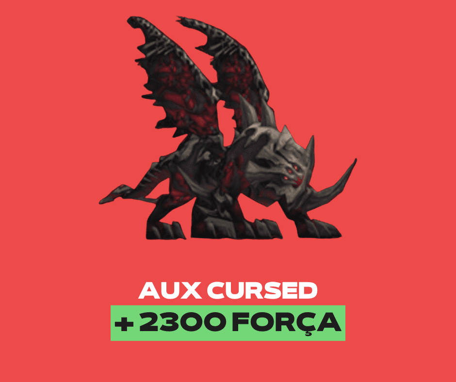 11 CURSED + AUX CURSED SKIN 1 +2300 FORÇA  + 2 GANHADORES