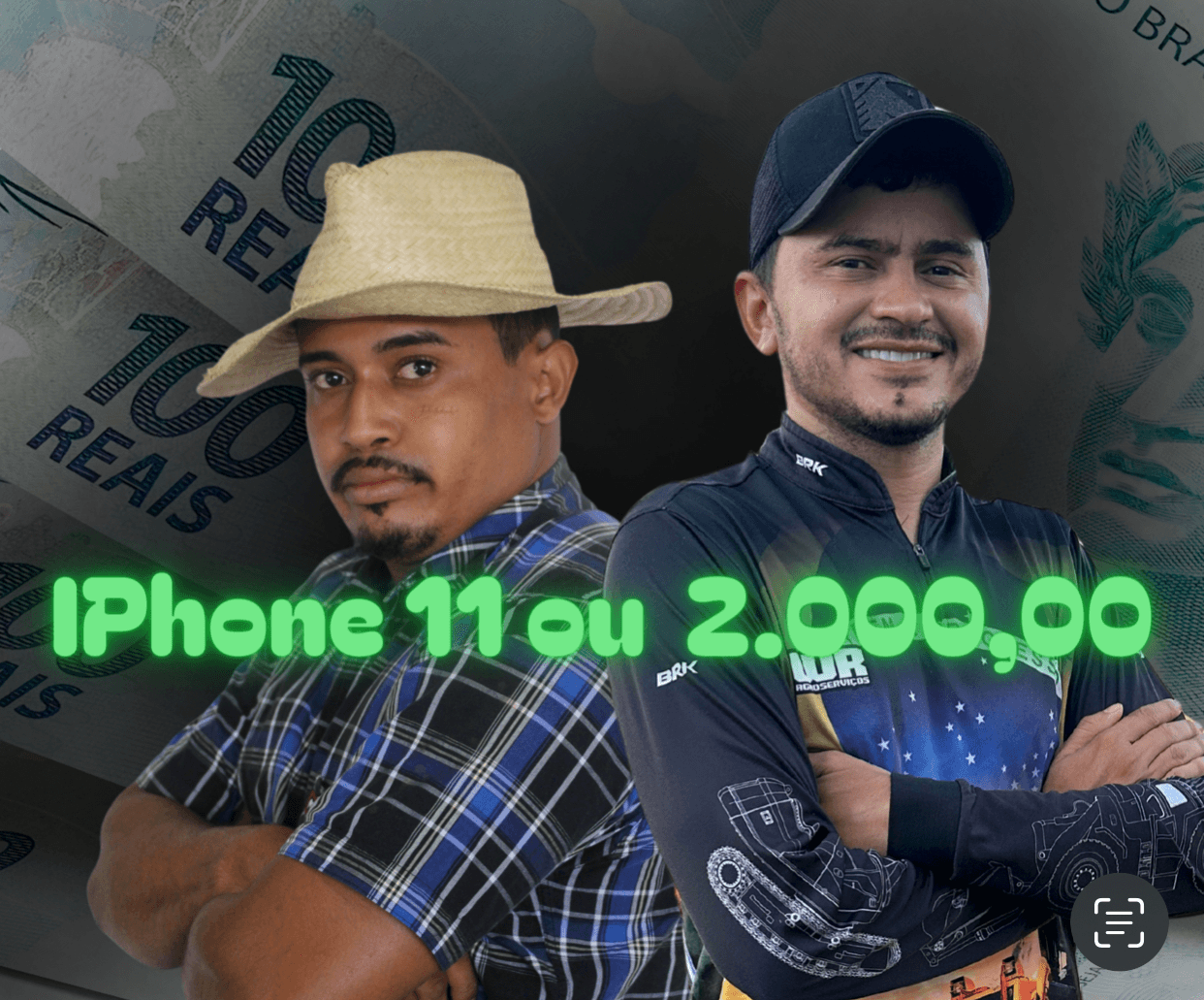 Ação IPhone 11 ou 2.000,00 no Pix