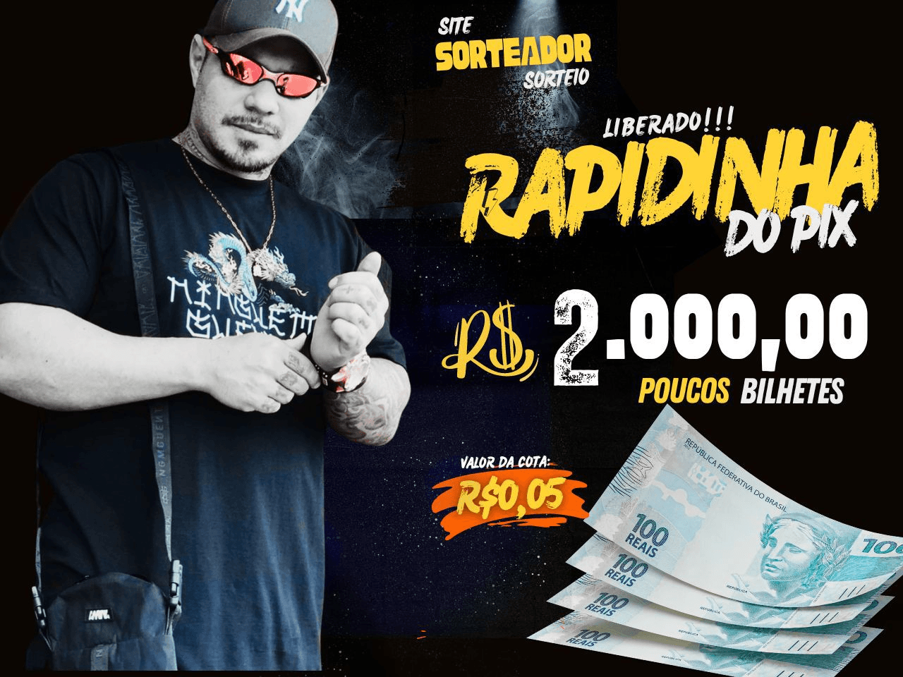 Rapidinha do Pix / R$ 2.000,00 na conta