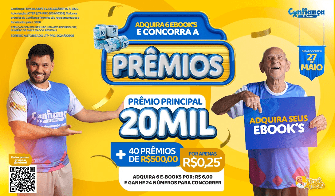 #01 - COMPRE 6 E-BOOKS E CONCORRA A R$ 20.000,00