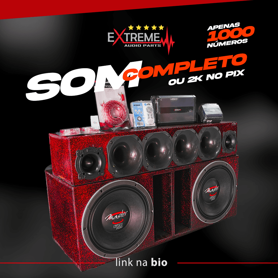KIT SOM PANCADAO COMPLETO OU 2K NO PIX