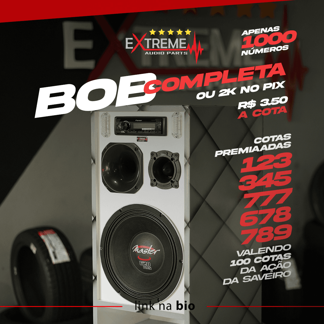 CAIXA BOB OU 2k no pix