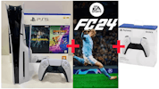 CONCORRA A 1 PLAYSTATION 5 COM DOIS CONTROLES + 1 JOGO FIFA 2024, + 4 PRÊMIOS EM DINHEIRO (pix). LOTERIA FEDERAL