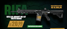 Rifle de Airsoft HK 417 - Tokyo Marui ou R$ 8.000,00 (Oito Mil Reais)