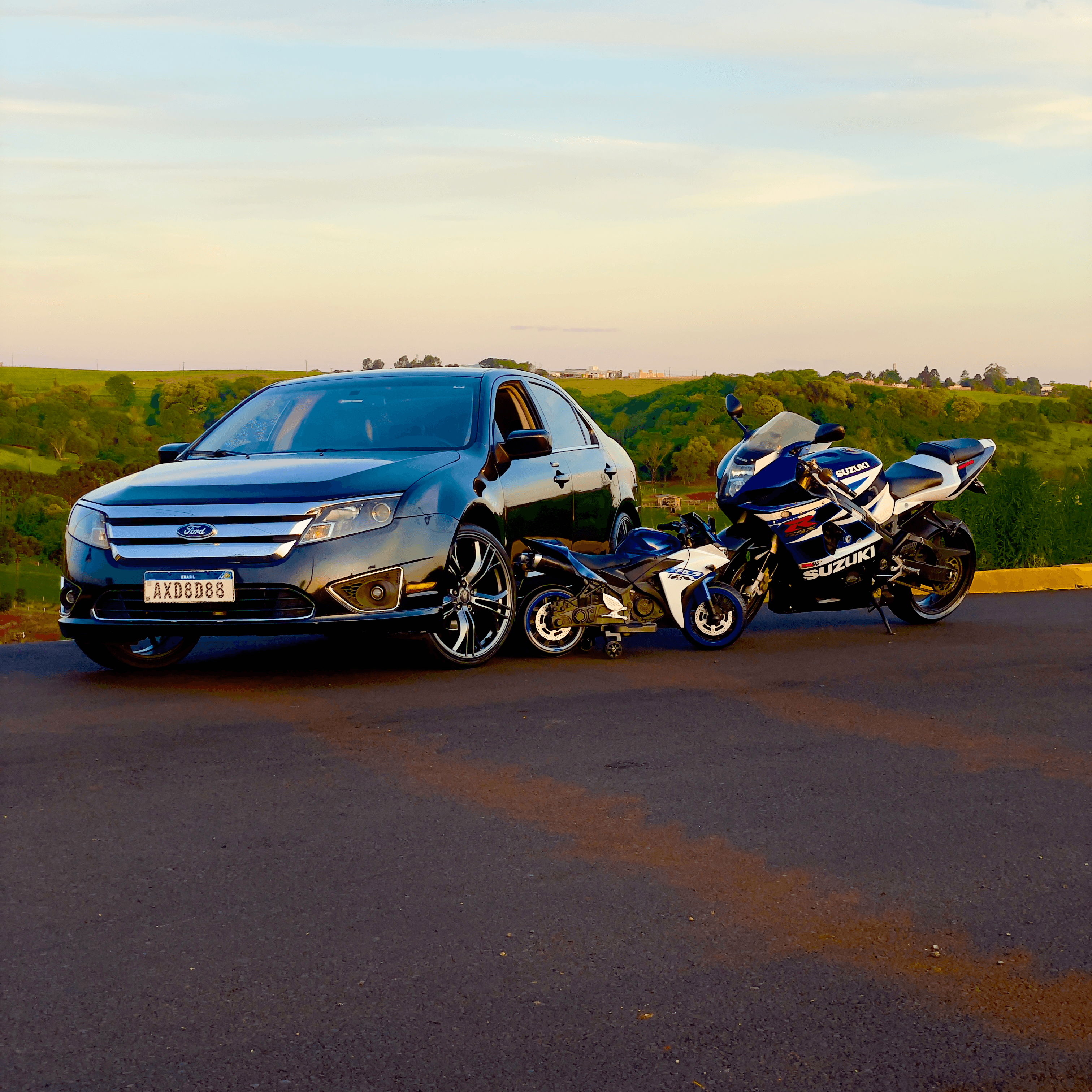 KIT:Ford fuzion+sred 1000+moto elétrica infantil