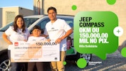 SORTEIO OFICIAL @SALVEOGUIGUI JEEP COMPASS 0KM OU R$150.000,00 NO PIX