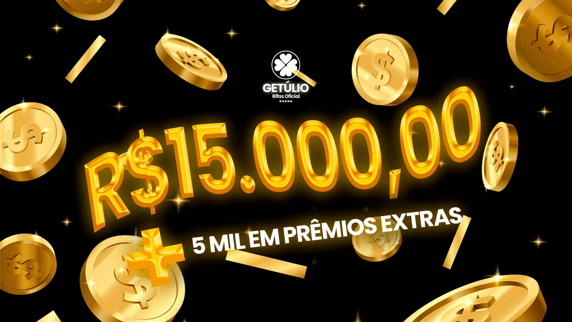 Concorra a R$15.000 em Dinheiro + R$6.000 em Prêmios Extras!