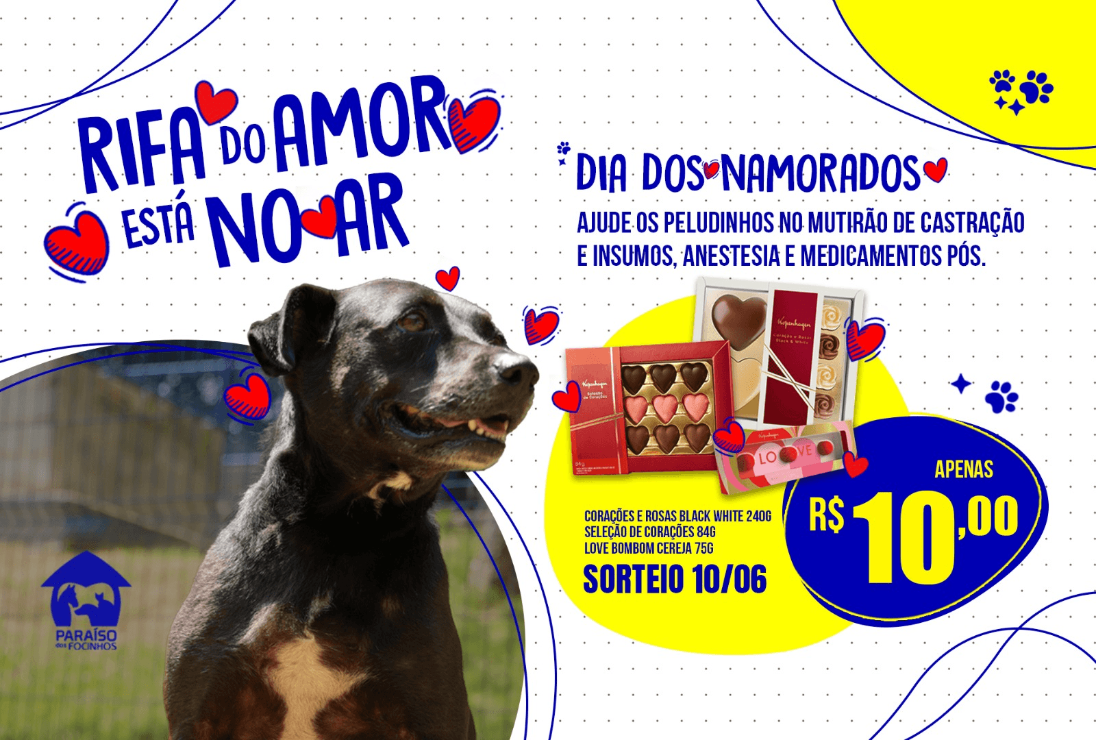 O Amor está no ar!