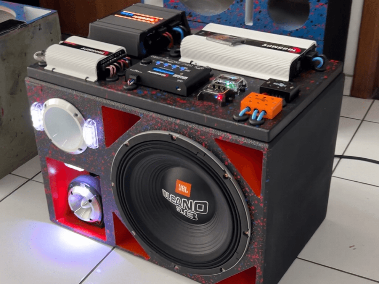 4 VIAS ATREVIDO VULCANO 3.8 + PAINEL FULL TARAMPS