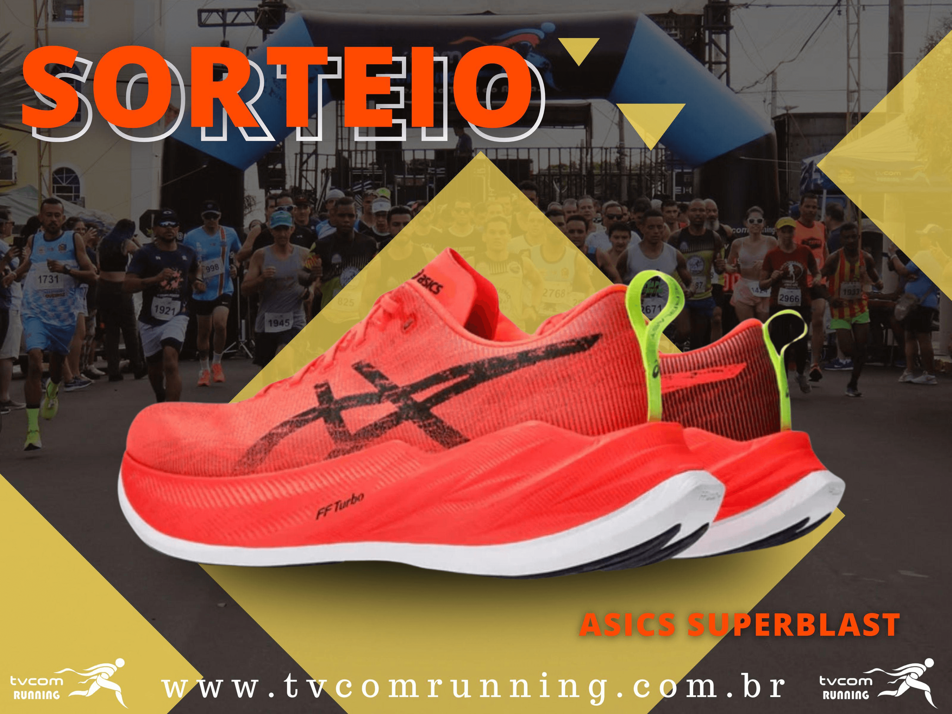 #01 - SORTEIO ENTRE ATLETAS  - Um par de TÊNIS ASICS - Sorteio Dia 08/03/2025 - 10:00H