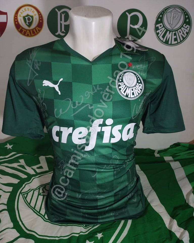 Camisa Palmeiras Autografada 2021