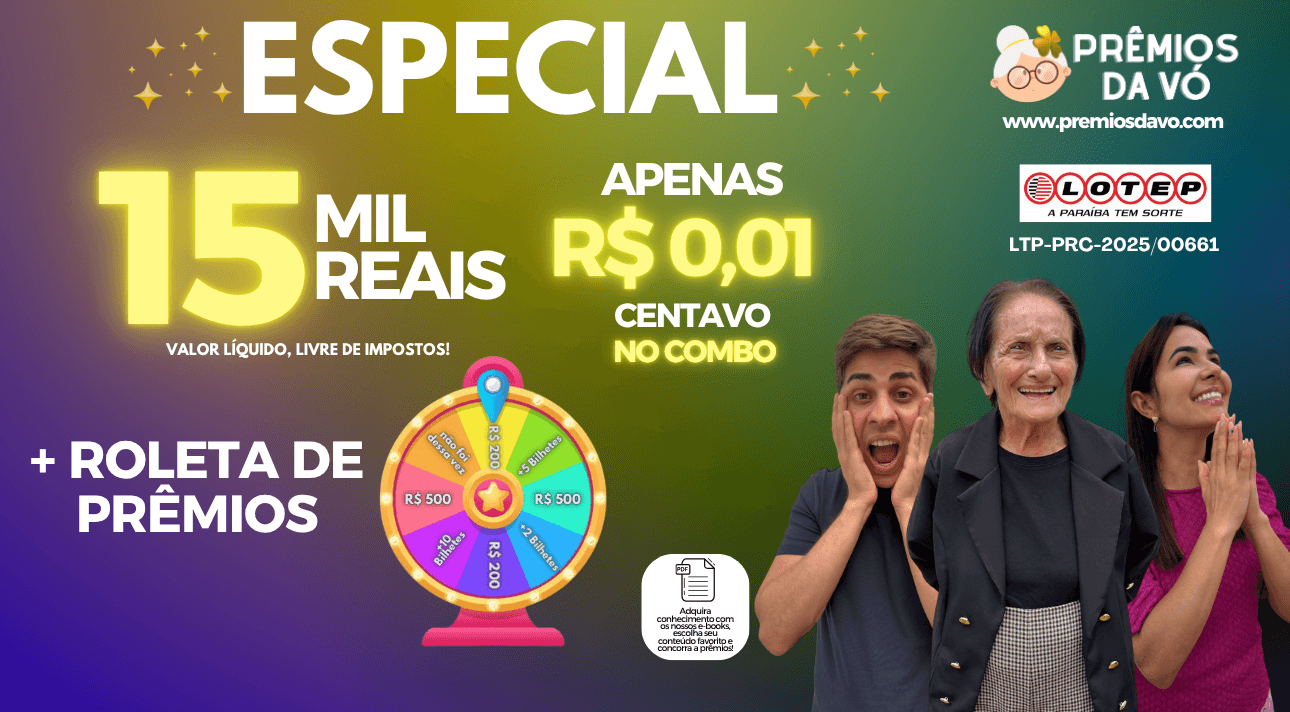 R$ 15 MIL REAIS 😱 POR R$ 0,01 CENTAVO NO COMBO