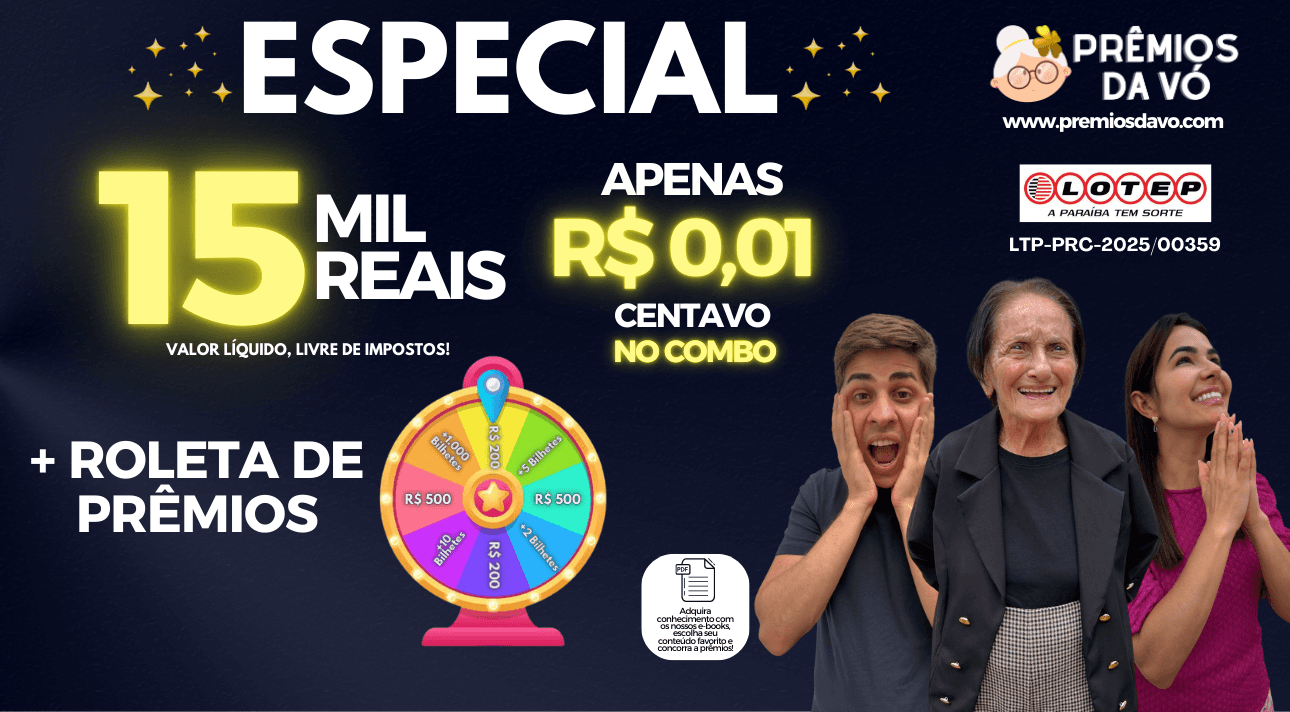 ESPECIAL | R$ 15 MIL REAIS 😱 POR R$ 0,01 CENTAVO NO COMBO