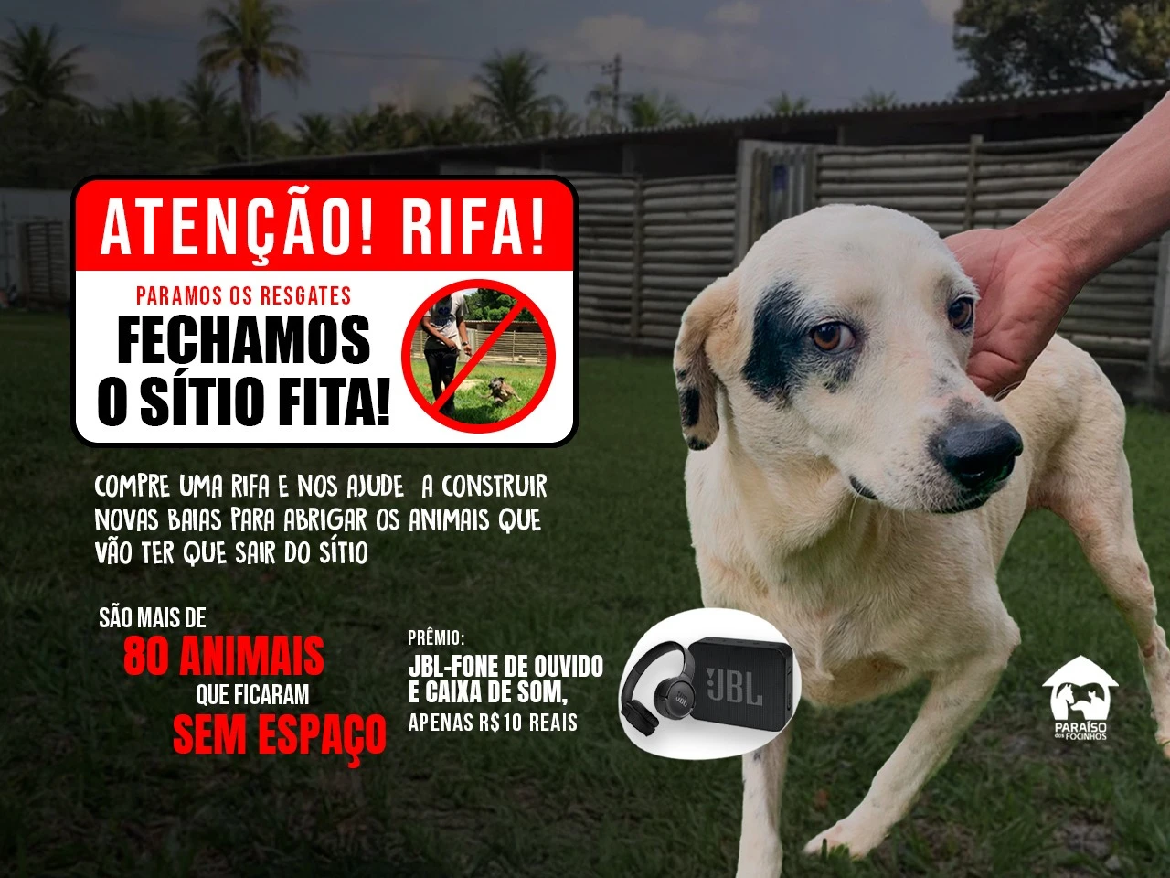 Ajude a contruir novas baias!