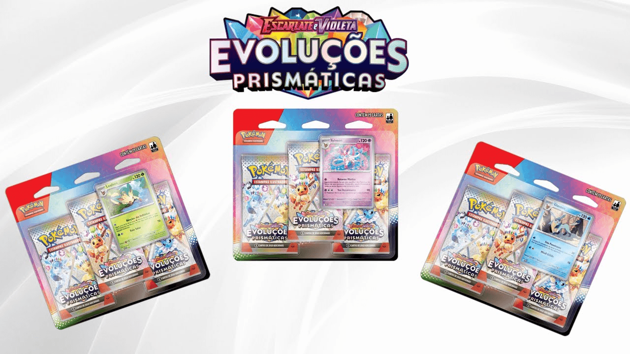 RIFA #002 - 3 TRIPLE PACKS EVOLUÇÕES PRISMÁTICAS