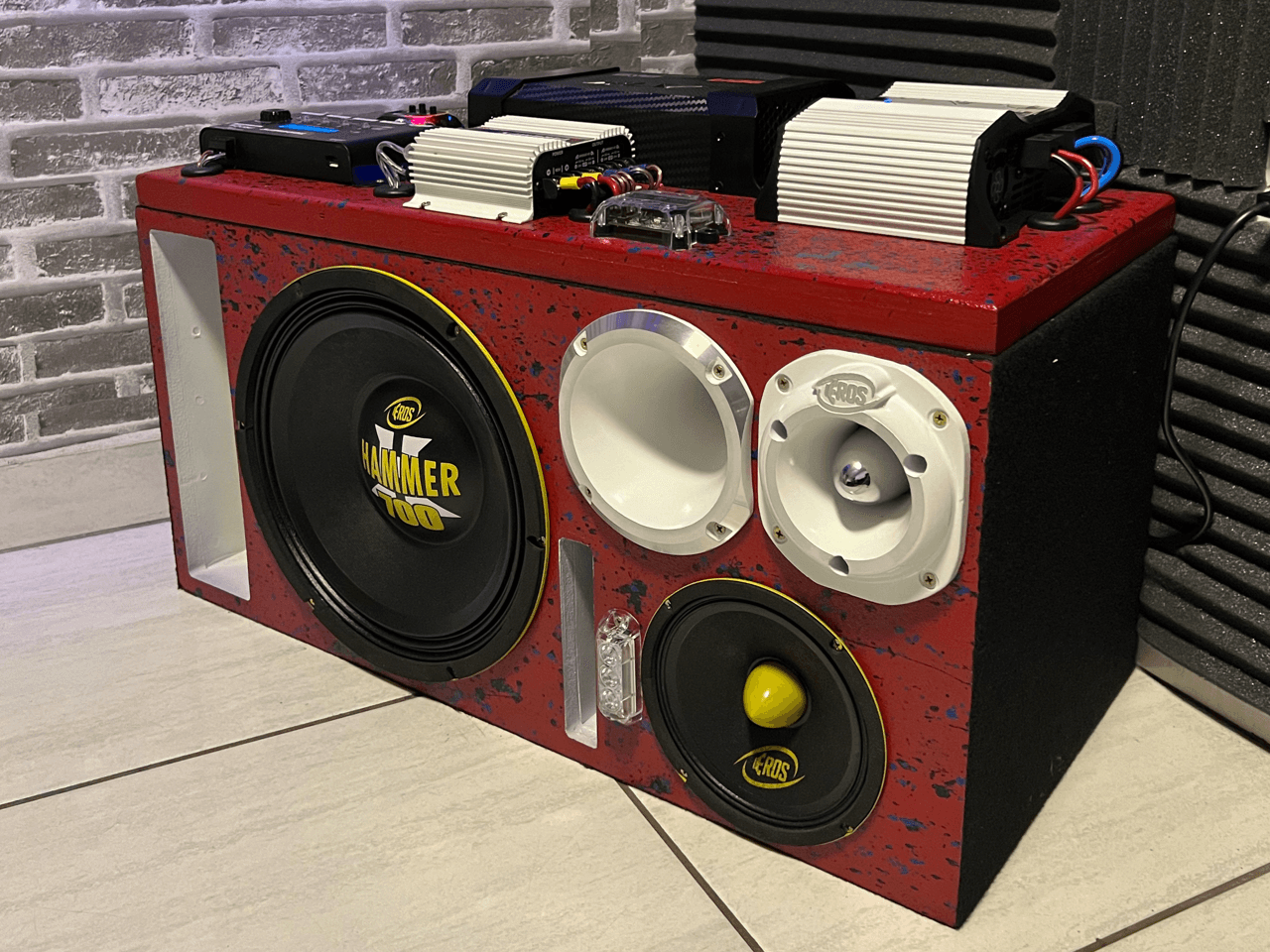 KIT 4 VIAS HAMMER 700 EROS + PAINEL TARAMPS
