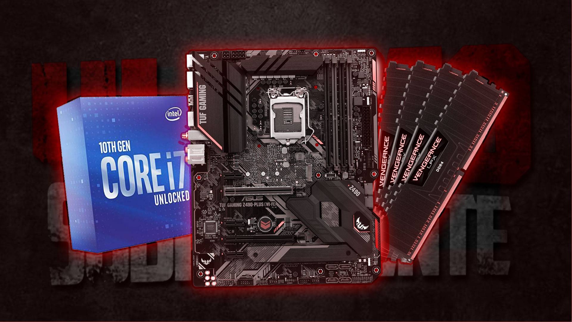 KIT EPICO I7 10700K + Z490 PLUS+ 32GB DE RAM