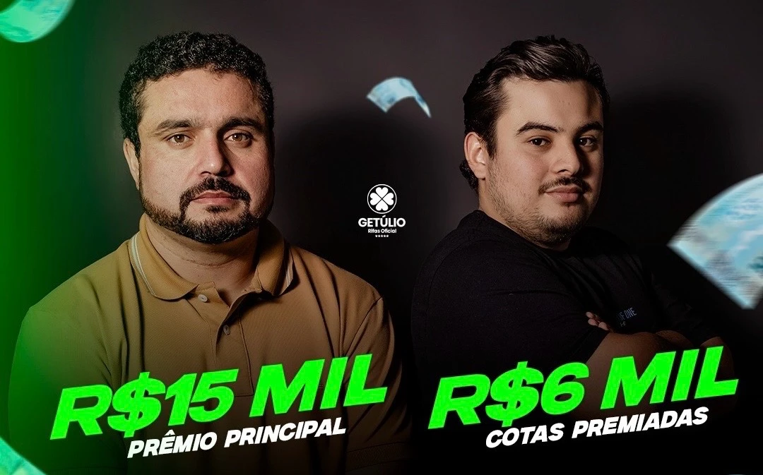 Concorra a R$15.000 em Dinheiro + R$6.000 em Prêmios Extras!