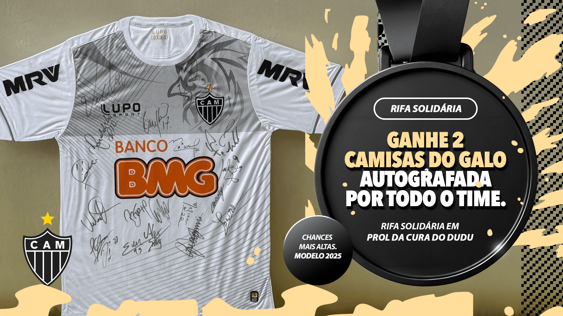 ATLÉTICO MINEIRO AJUDA @CURAPARADUDU NA RETA FINAL DA CAMPANHA