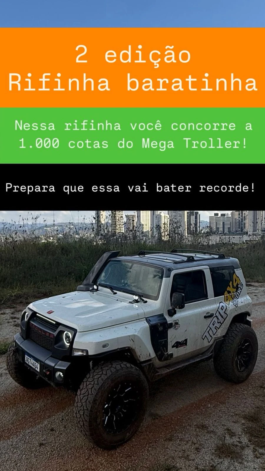 2ª Rifinha Baratinha - MEGA TROLLER