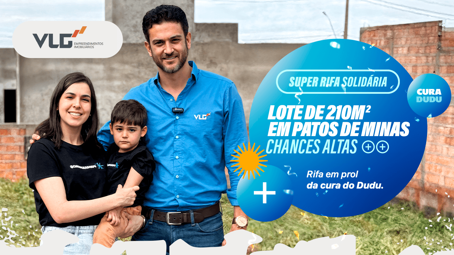 SORTEIO OFICIAL @CURAPARADUDU LOTE EM PATOS DE MINAS