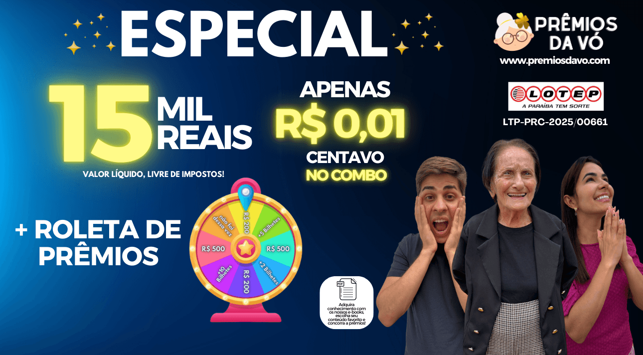 ESPECIAL | R$ 15 MIL REAIS 😱 POR R$ 0,01 CENTAVO NO COMBO
