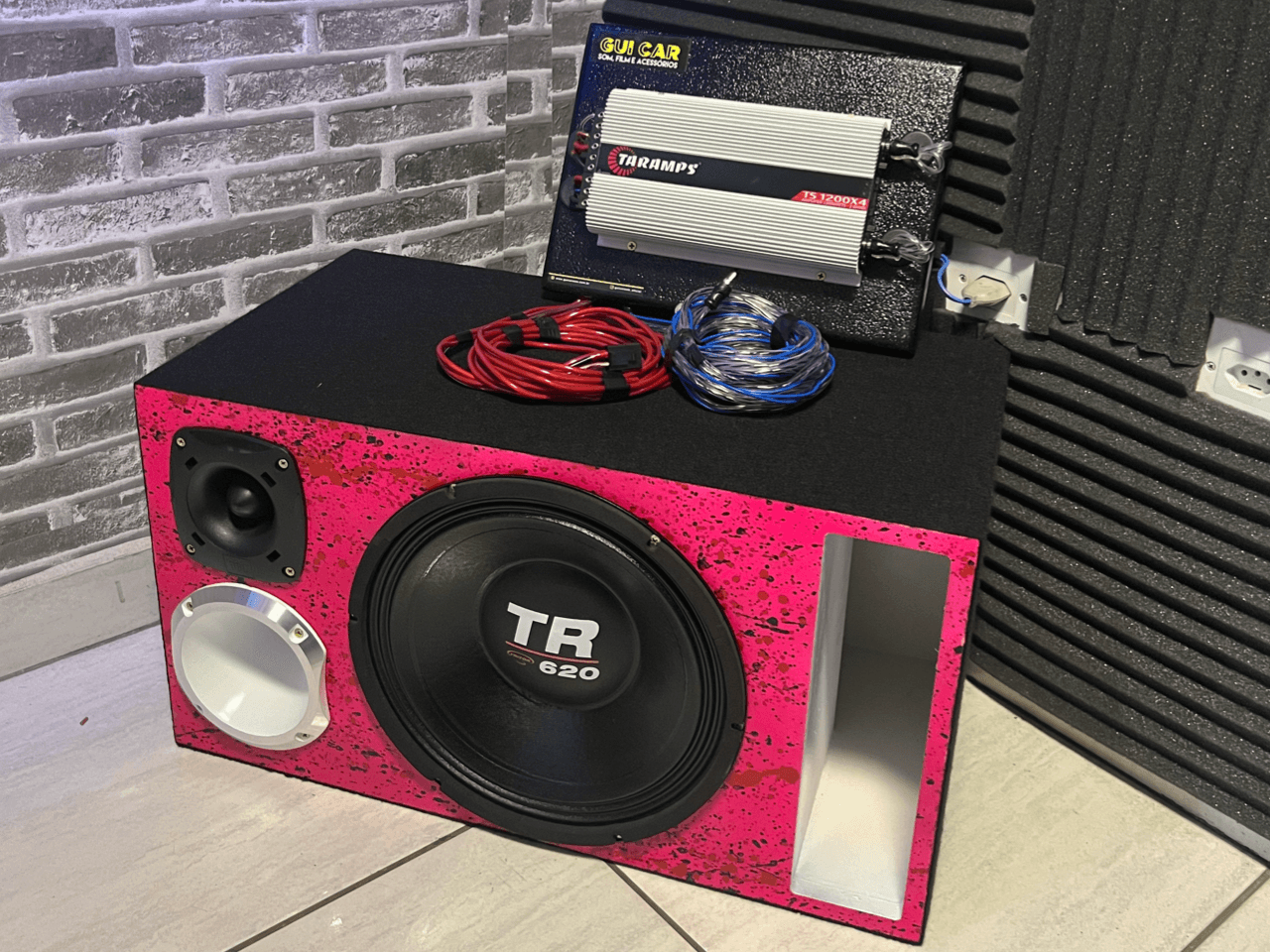 RAPIDINHA KIT TRIO TR620 + TS1200 TARAMPS