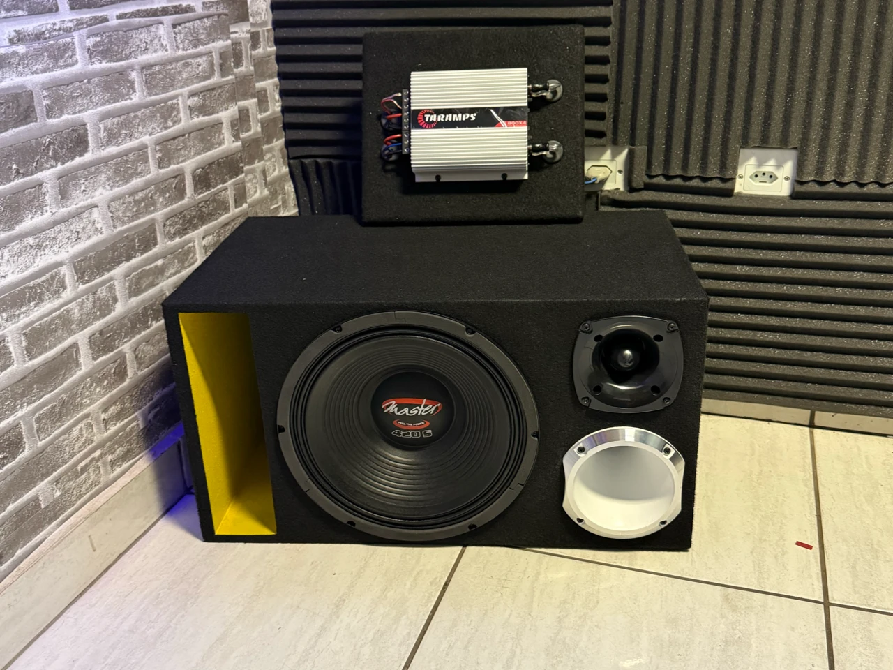 KIT TRIO MASTER 420 + TS800x4 COM PAINEL E FIAÇÃO