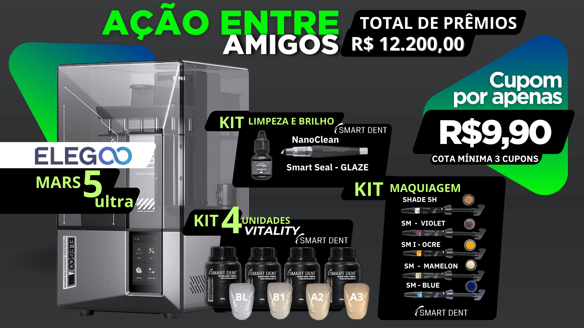 🖨️  KIT COMPLETO IMPRESSÃO 3D 🖨️