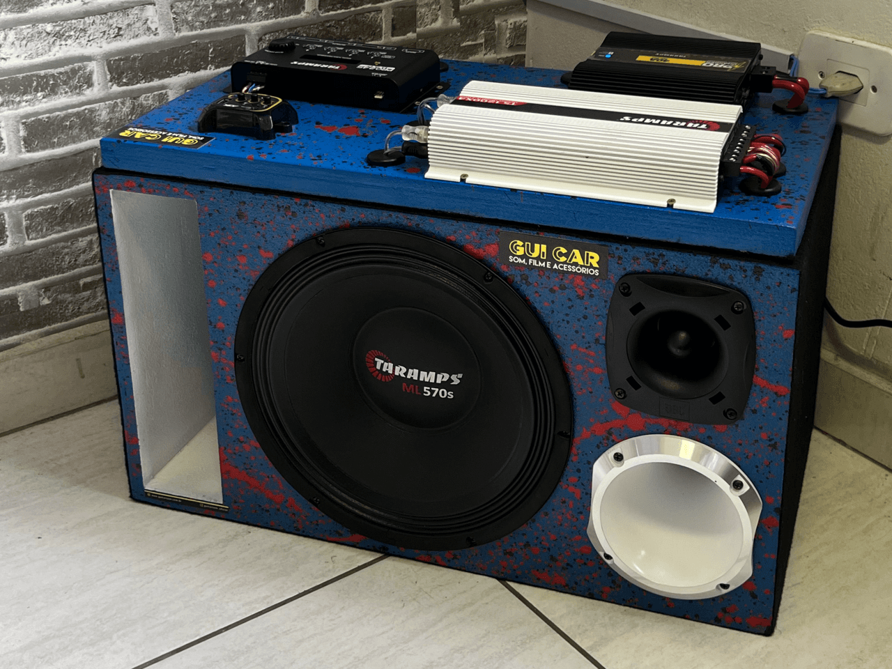KIT SOM AUTOMOTIVO BOB/TRIO FULL TARAMPS