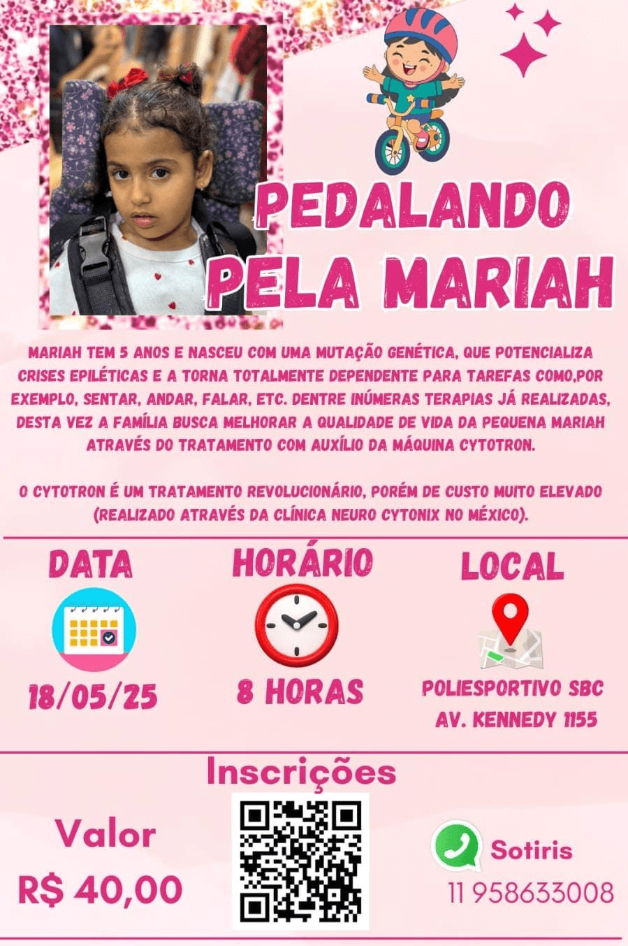 Pedalada pela Mariah