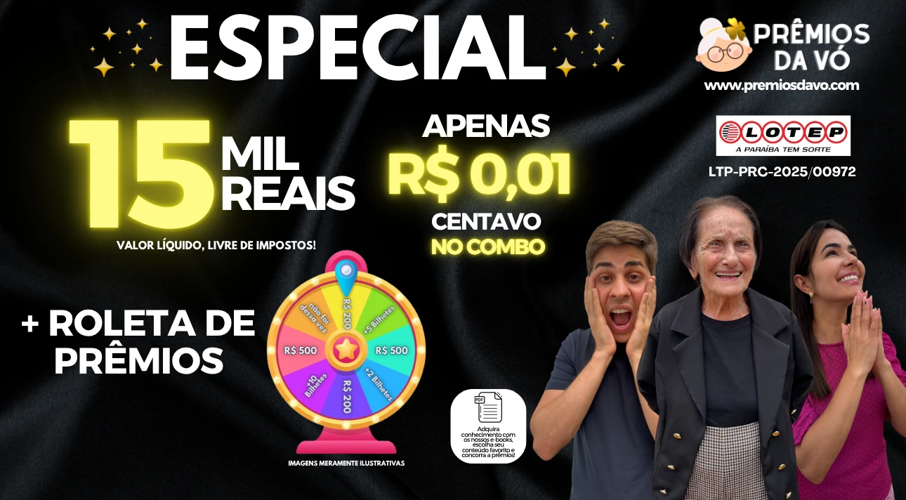 R$ 15 MIL REAIS 😱 POR R$ 0,01 CENTAVO NO COMBO
